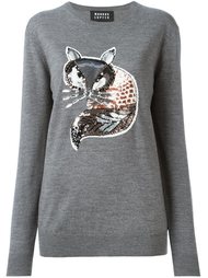 sequin-fox detail sweater Markus Lupfer