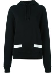 contrast stripe hoodie Off-White