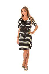 Платье женское Emblem Dress Line E26 Black/White