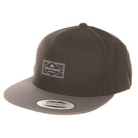Бейсболка с прямым козырьком Quiksilver Freewill Hats Black