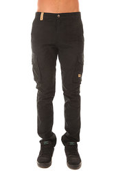 Штаны прямые Запорожец Cargo Pants Black