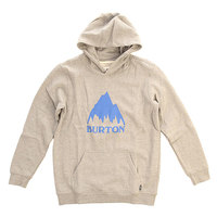 Толстовка кенгуру детская Burton Classic Mtn Po Heather Grey