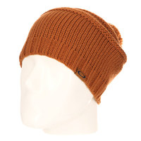 Шапка носок женская Oakley Mfr Beanie Cognac