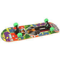 Скейтборд в сборе Turbo-FB Black Rus Mafia Green/Multi 32 X 8.125 (20.6 см)