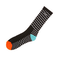 Носки средние Globe Motion Crew Sock Black Steps