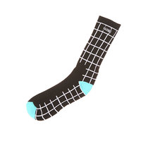 Носки средние Globe Motion Crew Sock Black Grid