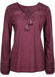 Трикотажная блузка (сине-зеленый «потертый») Bonprix