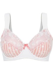 Бюстгальтер-минимайзер, чашка F (антрацитовый/нежно-розовый) Bonprix