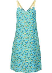 Платье (черный с цветочным принтом) Bonprix