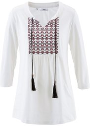 Футболка с рукавом 3/4 (бордовый) Bonprix
