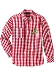 Рубашка в традиционном стиле Regular Fit (ледниково-синий/белый в клетку) Bonprix