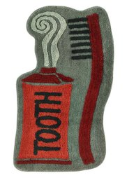 Коврик для ванной Зубная паста (кремовый/коричневый) Bonprix