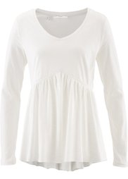 Футболка с длинным рукавом (бордовый) Bonprix