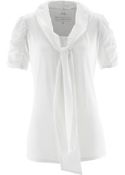 Футболка с шифоновыми рукавами (красный) Bonprix