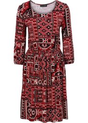 Трикотажное платье (черный) Bonprix