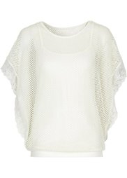 Футболка 2 в 1 (черный) Bonprix