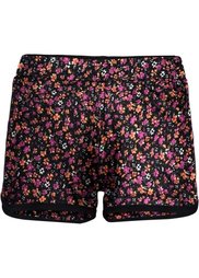 Шорты (черный в цветочек) Bonprix