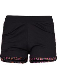 Шорты (в цветочек/черный) Bonprix