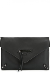 Кожаный клатч-конверт Papier Sight Balenciaga