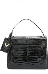 Сумка My Rockstud из кожи крокодила Valentino