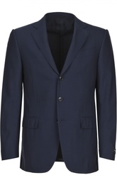 Шерстяной полуприталенный костюм Ermenegildo Zegna