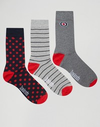 Набор из 3 пар носков Lambretta Socks - Темно-синий