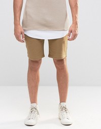 Трикотажные шорты песочного цвета ASOS - Ermine