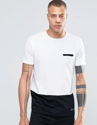 Футболка с контрастной кромкой !SOLID Tailored &amp; Originals - Черный