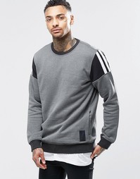 Свитшот с круглым вырезом adidas Originals Elevate AY8729 - Черный