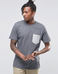 Футболка с карманом на груди Carhartt WIP - Серый