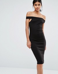 Облегающее платье с открытыми плечами Vero Moda - Черный