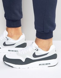Белые кроссовки Nike Air Max 1 Ultra Essential 819476-100 - Белый