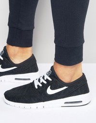 Черные кроссовки Nike SB Stefan Janoski Max 631303-010 - Черный
