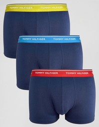 3 пары эластичных боксеров-брифов Tommy Hilfiger - Темно-синий