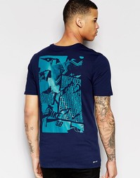 Синяя облегающая футболка Nike SB 806052-451 - Синий