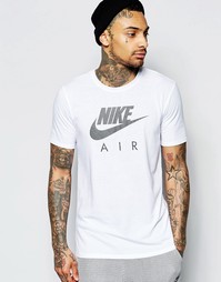 Белая футболка с принтом Nike Air 805220-100 - Белый