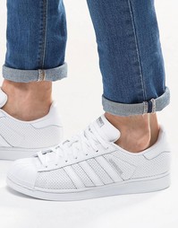 Белые кроссовки adidas Originals Superstar S75962 - Белый