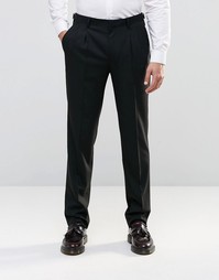 ASOS Slim Morning Suit Trouser In Black - Черный