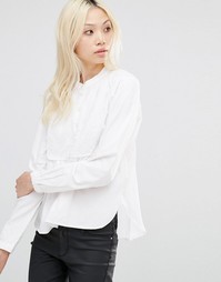 Классическая белая рубашка с закругленным краем Y.A.S - Белоснежный