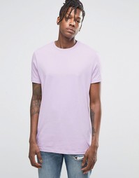Фиолетовая удлиненная футболка ASOS - Confetti