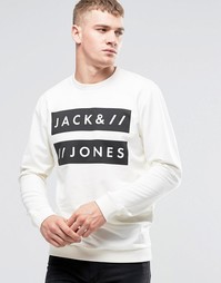 Свитшот с принтом Jack &amp; Jones - Бежевый