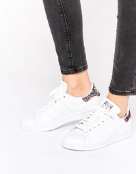 Белые кроссовки с принтом вышивки adidas Originals X Farm Stan Smith