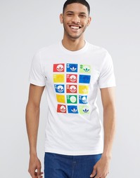Футболка adidas Originals Stamp AZ1027 - Белый