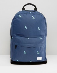 Темно-синий рюкзак с птицами Spiral - Темно-синий