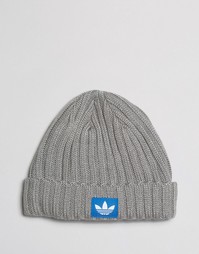 Серая шапка-бини adidas Originals AY9309 - Серый