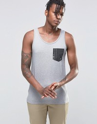 Футболка с карманом Carhartt WIP Lester - Серый