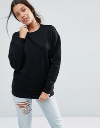 Свободный свитшот ASOS - Черный