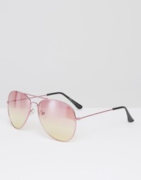 Солнцезащитные очки-авиаторы 7X - Розовый