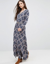 Платье макси Only Henrietta Seventies - Синий