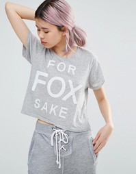 Футболка Wildfox For Fox Sake - Вереск-серый